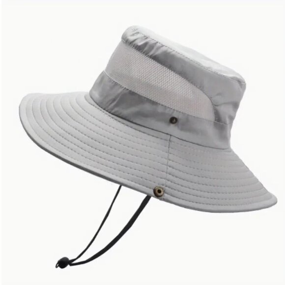 Gray Vented Hat - Picture 1 of 2